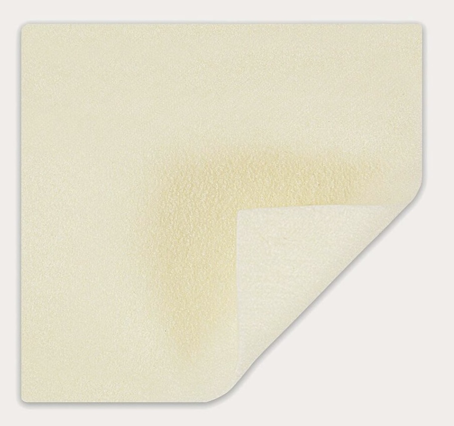 Exufiber Ag+ 10x10cm Gạc dẫn lưu Băng vết thương tạo gel kháng khuẩn H/1 miếng.